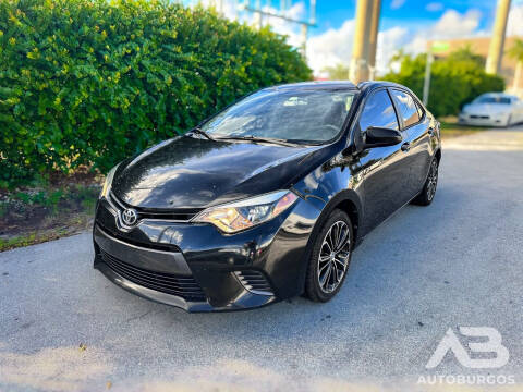 2015 Toyota Corolla for sale at AUTO BURGOS in Hollywood FL