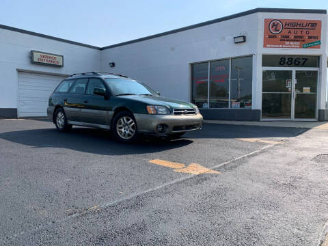 2000 Subaru Outback for sale at HIGHLINE AUTO LLC in Kenosha WI