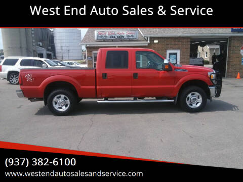 2015 Ford F-250 Super Duty for sale at West End Auto Sales & Service in Wilmington OH