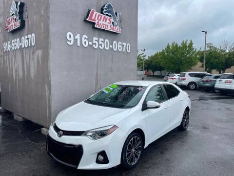2015 Toyota Corolla for sale at LIONS AUTO SALES in Sacramento CA