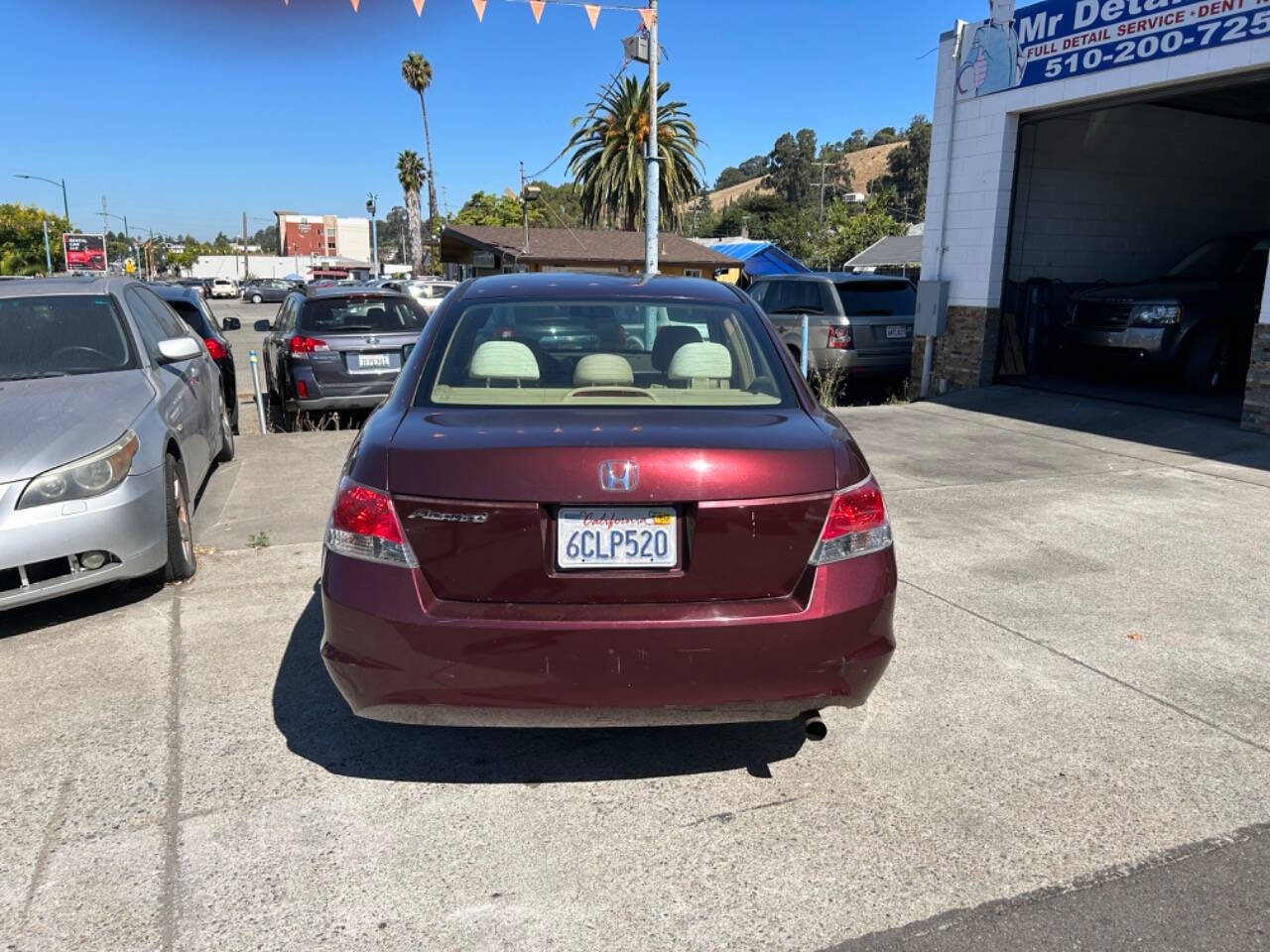 2008 Honda Accord for sale at NORCAL AUTOSPORTS in Richmond, CA