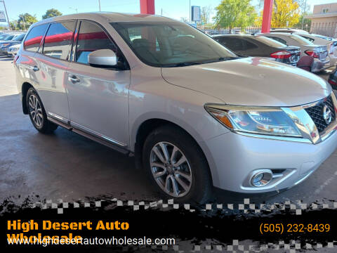 2015 Nissan Pathfinder for sale at High Desert Auto Wholesale in Albuquerque NM