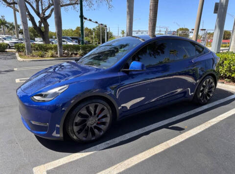 2021 Tesla Model Y for sale at GEN X AUTO INC in Islip NY