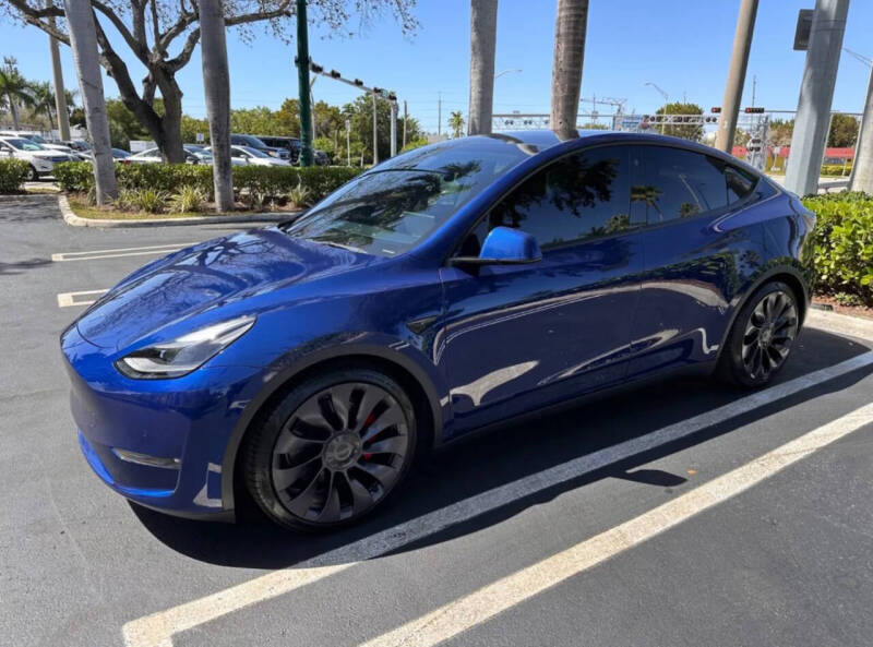 2021 Tesla Model Y for sale at GEN X AUTO INC in Islip NY