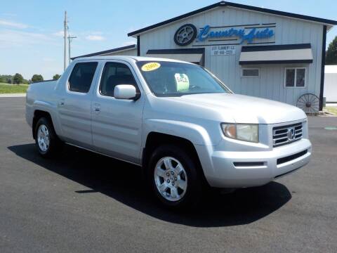 2008 Honda Ridgeline for sale at Country Auto in Huntsville OH