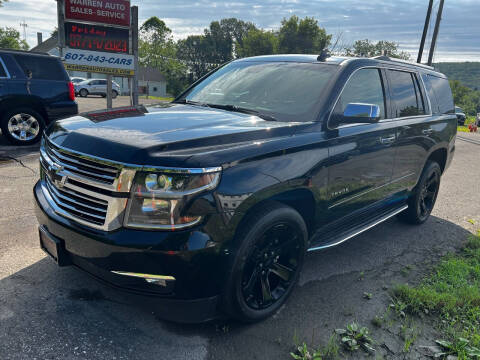 2016 Chevrolet Tahoe for sale at Warren Auto Sales in Oxford NY