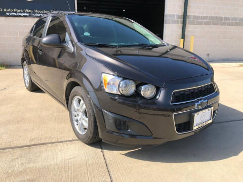 2015 Chevrolet Sonic for sale at KAYALAR MOTORS SUPPORT CENTER in Houston TX