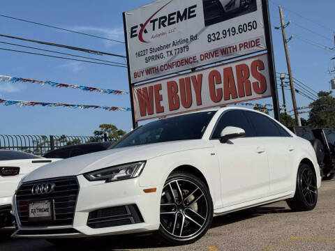 2017 Audi A4 for sale at Extreme Autoplex LLC in Spring TX
