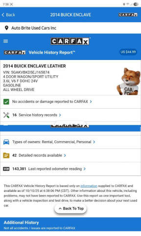 2014 Buick Enclave Leather