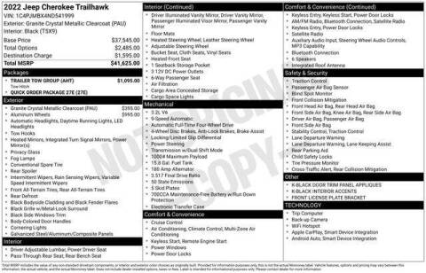 2022 Jeep Cherokee Trailhawk