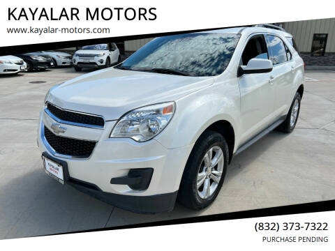 2013 Chevrolet Equinox for sale at KAYALAR MOTORS SUPPORT CENTER in Houston TX
