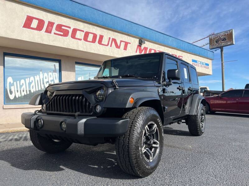 2015 Jeep Wrangler Unlimited for sale at Discount Motors in Pueblo CO