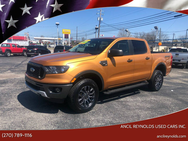 2019 Ford Ranger for sale at Ancil Reynolds Used Cars Inc. in Campbellsville KY