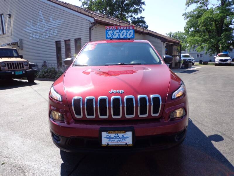 2016 Jeep Cherokee for sale at North American Credit Inc. in Waukegan IL