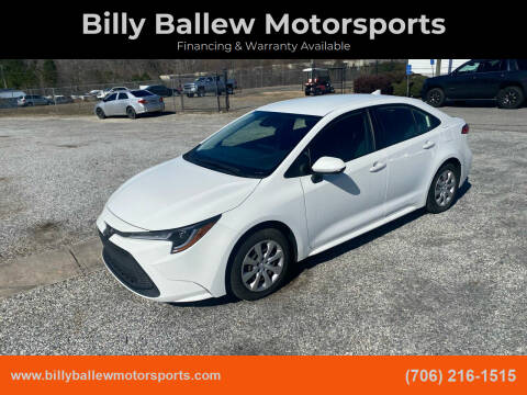 2021 Toyota Corolla for sale at Billy Ballew Motorsports in Dawsonville GA