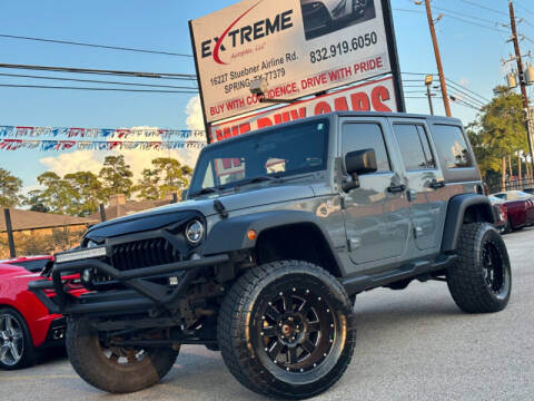2014 Jeep Wrangler Unlimited for sale at Extreme Autoplex LLC in Spring TX