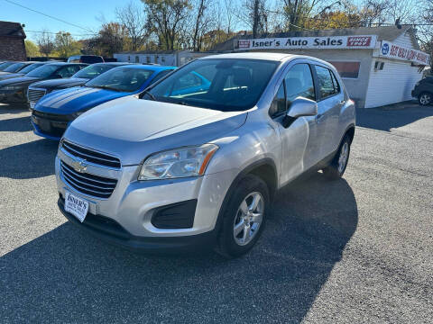 2016 Chevrolet Trax for sale at Isner's Auto Sales Inc in Dundalk MD