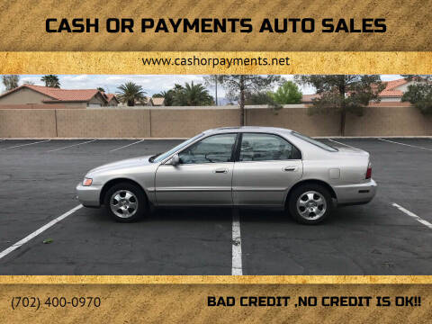 1997 Honda Accord for sale at CASH OR PAYMENTS AUTO SALES in Las Vegas NV