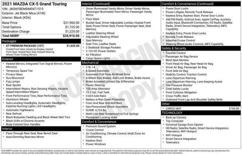 2021 Mazda CX-5 Grand Touring