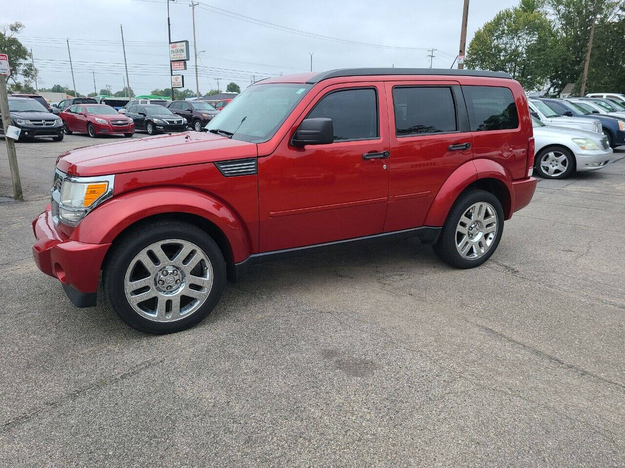 Red 2008 Dodge Nitro SXT SXT 4dr SUV 4WD 2