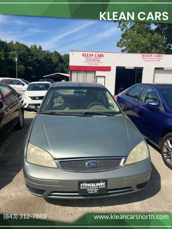 2006 Ford Focus for sale at Klean Cars in Summerville SC