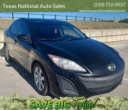2010 Mazda MAZDA3 for sale at Texas National Auto Sales in San Antonio TX
