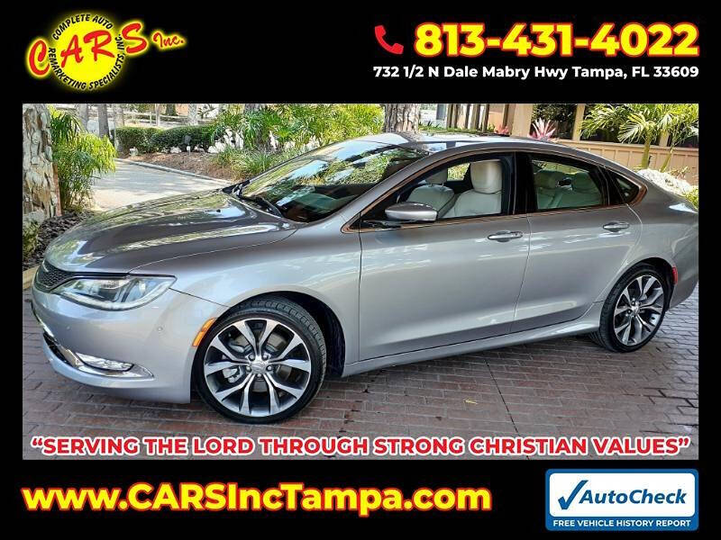 2015 Chrysler 200 for sale at Complete Auto Remarketing Specialists Inc. in Tampa, FL