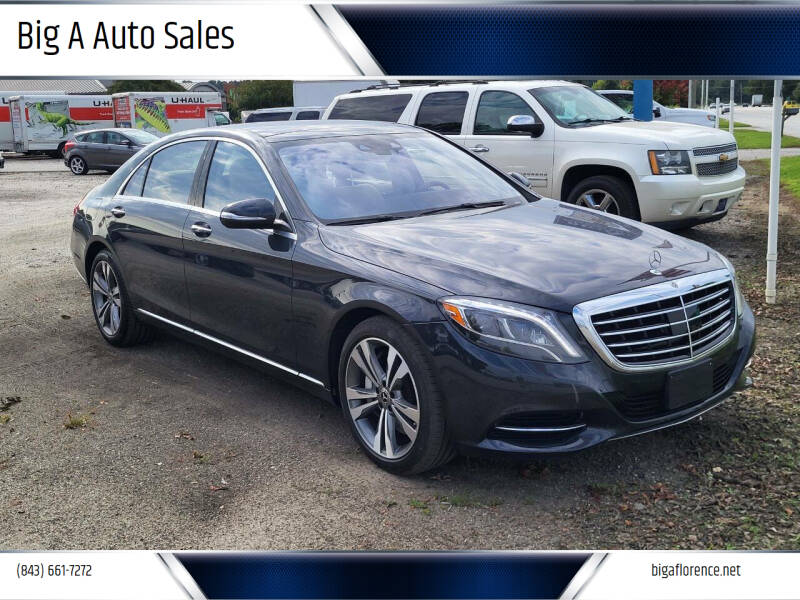 2017 Mercedes-Benz S-Class for sale at Big A Auto Sales Lot 2 in Florence SC