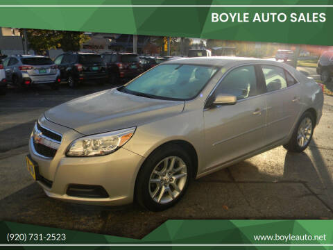 2013 Chevrolet Malibu for sale at Boyle Auto Sales in Appleton WI