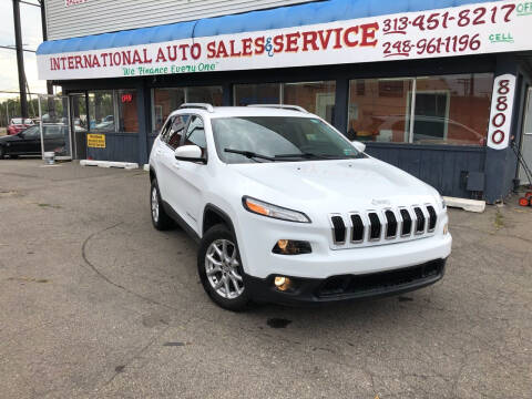 2014 Jeep Cherokee for sale at International Auto Sales and Service in Detroit MI