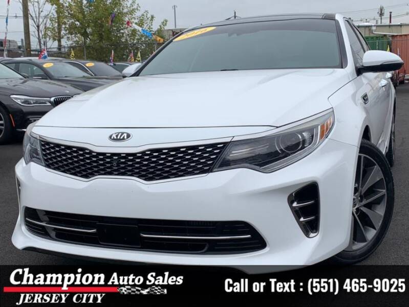 2016 Kia Optima for sale at CHAMPION AUTO SALES OF JERSEY CITY in Jersey City NJ