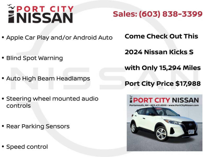 2024 Nissan Kicks S