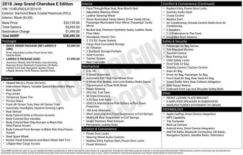 2018 Jeep Grand Cherokee Laredo