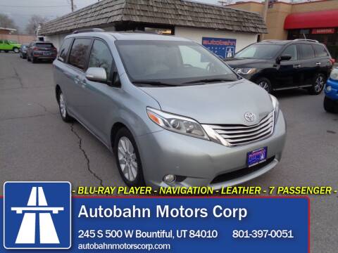 2016 Toyota Sienna for sale at Autobahn Motors Corp in Bountiful UT