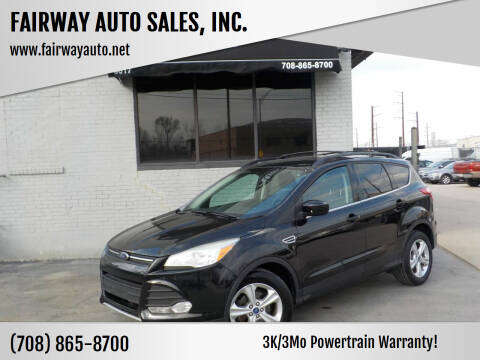 2013 Ford Escape for sale at FAIRWAY AUTO SALES, INC. in Melrose Park IL