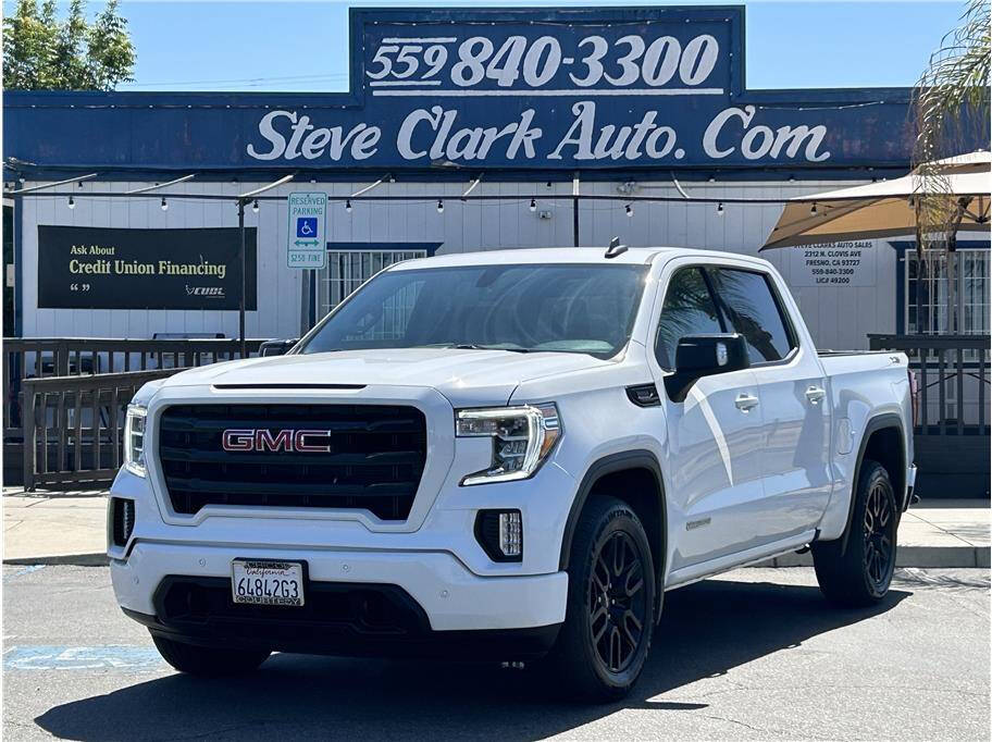 White 2021 GMC Sierra 1500 Elevation 1