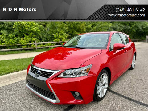2014 Lexus CT 200h for sale at R & R Motors in Waterford MI