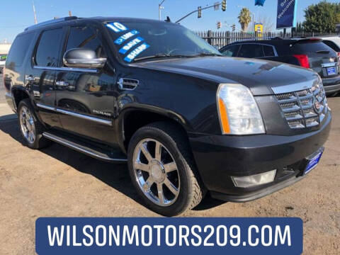 2010 Cadillac Escalade for sale at WILSON MOTORS in Stockton CA
