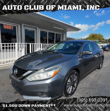 2016 Nissan Altima for sale at AUTO CLUB OF MIAMI, INC in Miami FL