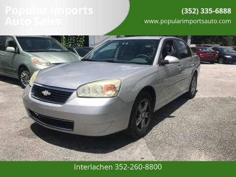 2006 Chevrolet Malibu for sale at Popular Imports Auto Sales - Popular Imports-InterLachen in Interlachehen FL