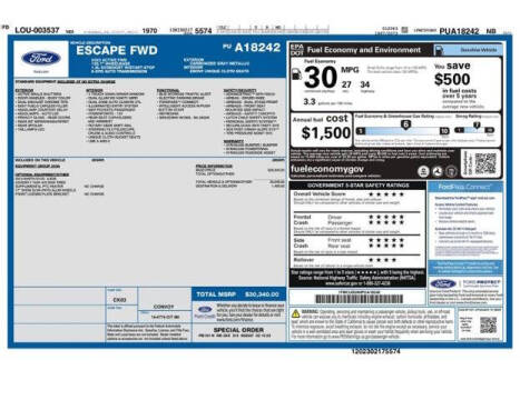2023 Ford Escape Active