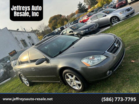 2004 Nissan Altima for sale at Jeffreys Auto Resale, Inc in Clinton Township MI