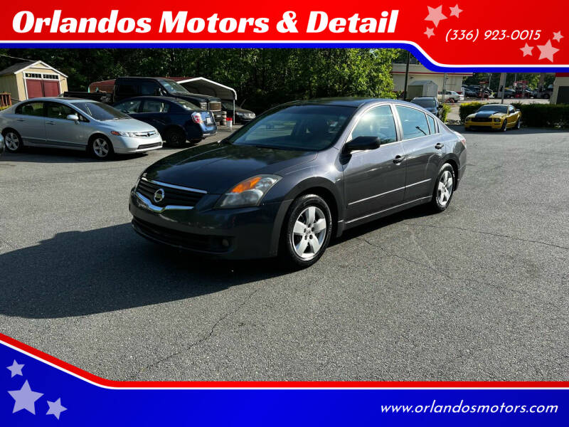 2007 Nissan Altima for sale at Orlandos Motors & Detail in Winston Salem NC
