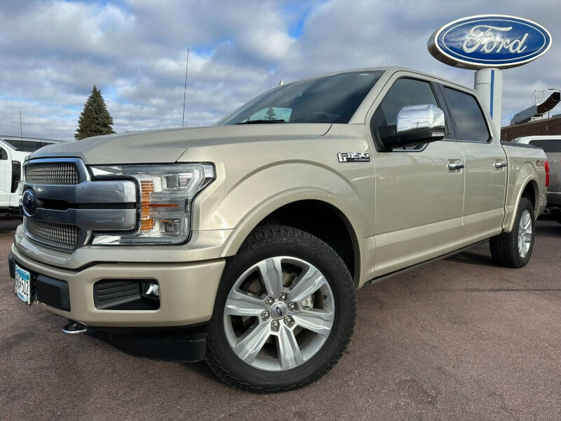 Used 2018 Ford F-150 Platinum with VIN 1FTEW1EG4JFE10251 for sale in Windom, Minnesota