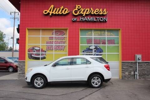 2012 Chevrolet Equinox for sale at AUTO EXPRESS OF HAMILTON LLC in Hamilton OH