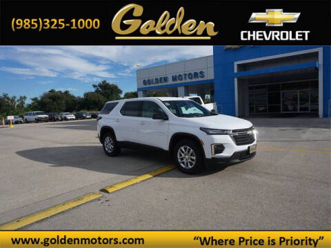 2023 Chevrolet Traverse for sale at GOLDEN MOTORS in Cut Off LA