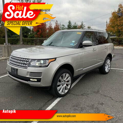 2015 Land Rover Range Rover for sale at Autopik in Howell NJ
