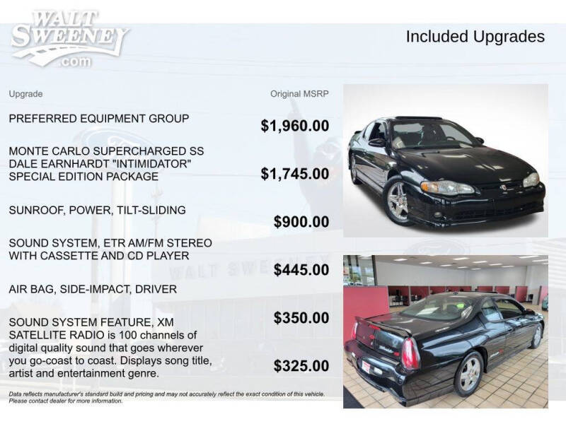 2004 Chevrolet Monte Carlo SS Supercharged