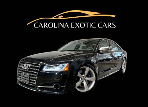 2015 Audi S8 for sale at Carolina Exotic Cars & Consignment Center in Raleigh NC