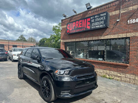 2018 Dodge Durango for sale at Supreme Motor Groups in Detroit MI